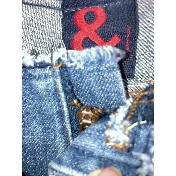 Y2K Vintage Jeans Low Rise Bell Bottom Flare Jeans Size 27 - Picture 11 of 11